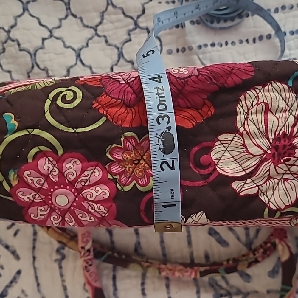 Vera Bradley Mod Floral Shoulder Hand Bag Purse - Picture 8 of 10